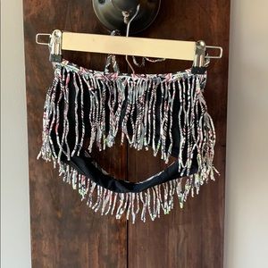 Fringe bikini top
